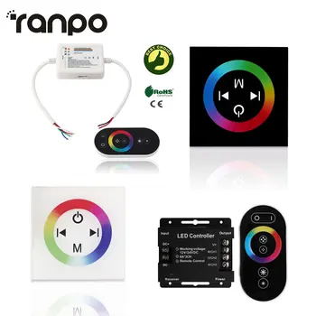 

18A Wireless RF Touch Panel Wireless Remote Controller For for smd 5050 3528 5630 led strip Light DC 12v Single Color Light
