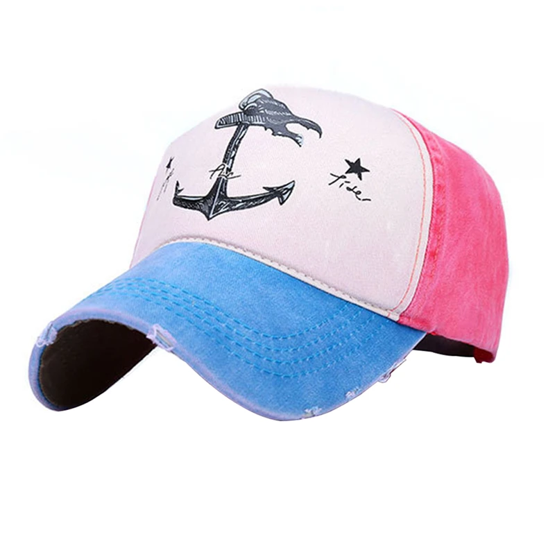 

CRFGVBG Man Woman Couples Baseball Caps Cotton Blend Do Old Pirate Ship Anchor Sun Hat