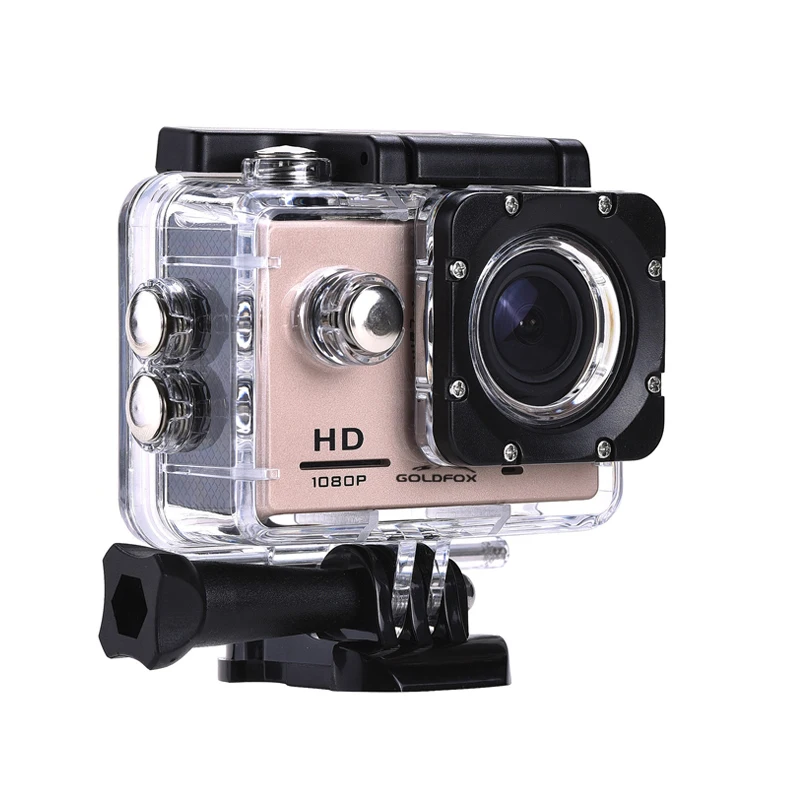 

HD 1080P Sport Action Camera 2.0" LCD Screen 120D 12MP Underwater Waterproof Video Recording Cameras Sport Cam 5 Colors