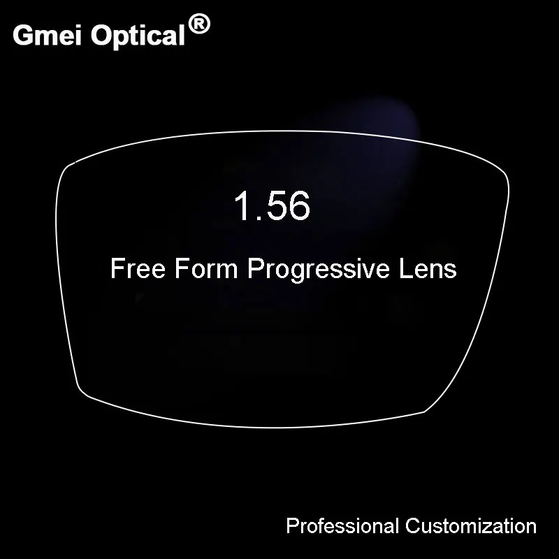 1.56 Digital Free Form Progressive No-Line Multi-Focal Prescription Customized Optical Lenses With Anti-Reflection Coating 2 Pcs 1.56 Digital Free Form Progressive No-Line Multi-Focal Prescription Customized Optical Lenses With Anti-Reflection Coating 2 Pcs