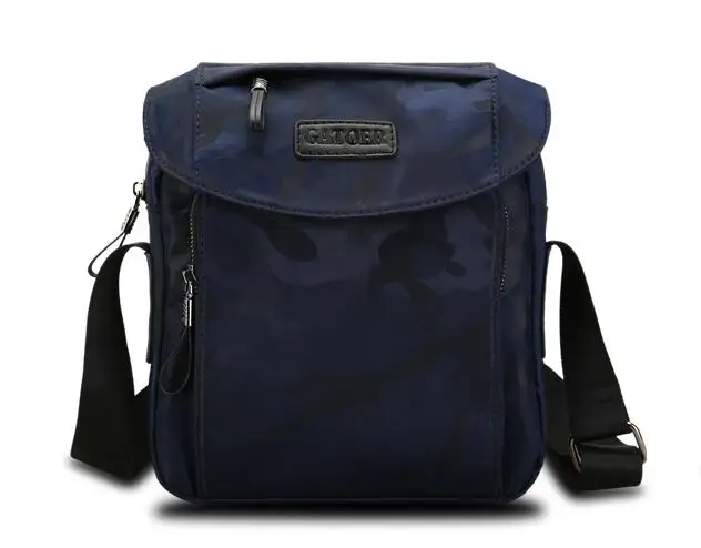 10 дюймов новая Повседневная Деловая мужская сумка мессенджер модный дизайн Брендовые мужские сумки-мессенджеры Oxford винтажные мужские s сумки лучший подарок - Цвет: Blue Camouflage