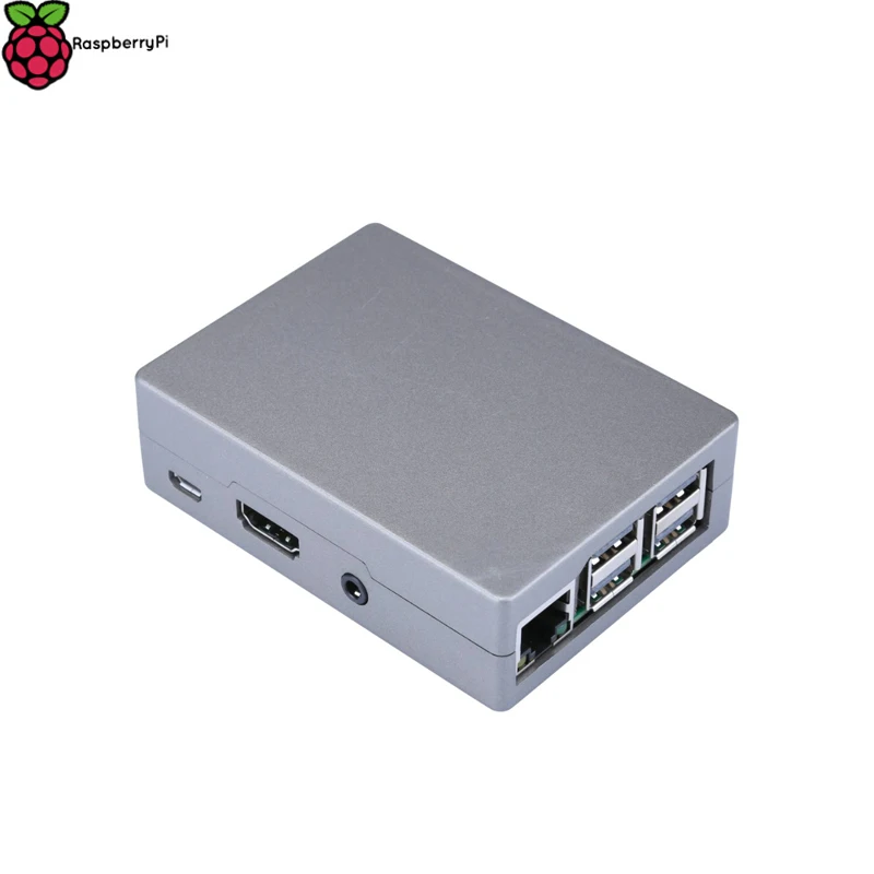 Raspberry Pi 3 Model B+ алюминиевый черный серебристый чехол RPI 3B Plus металлический корпус серебристый корпус совместим с RPi 3 Модель B