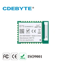 CDEBYTE E73-2G4M08S1C nRF52840 BLE 5,0 беспроводной приемопередатчик 8dbm 120 м 2,4 ГГц керамическая антенна 2,4 ГГц Bluetooth 4,2 радиочастотный модуль