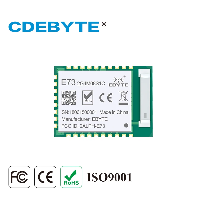 E73 2G4M08S1C nRF52840 BLE 5 0 беспроводной трансивер 8 дБм 120 м 2 4 ГГц керамическая антенна
