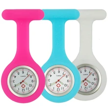 Светящиеся Мягкие силиконовые часы для медсестер, женские карманные часы для доктора, медицинские часы для больниц, кварцевые часы