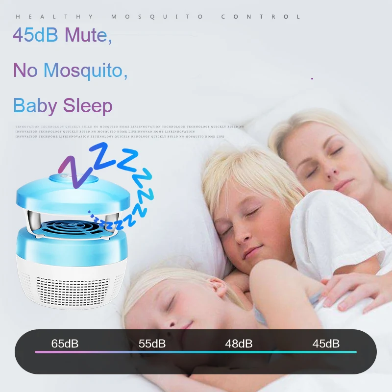 Светодиодный бытовой немой безопасности фотокаталитическое средство от москитов лампа детская комната USB перезаряжаемое средство от комаров свет 3 цвета