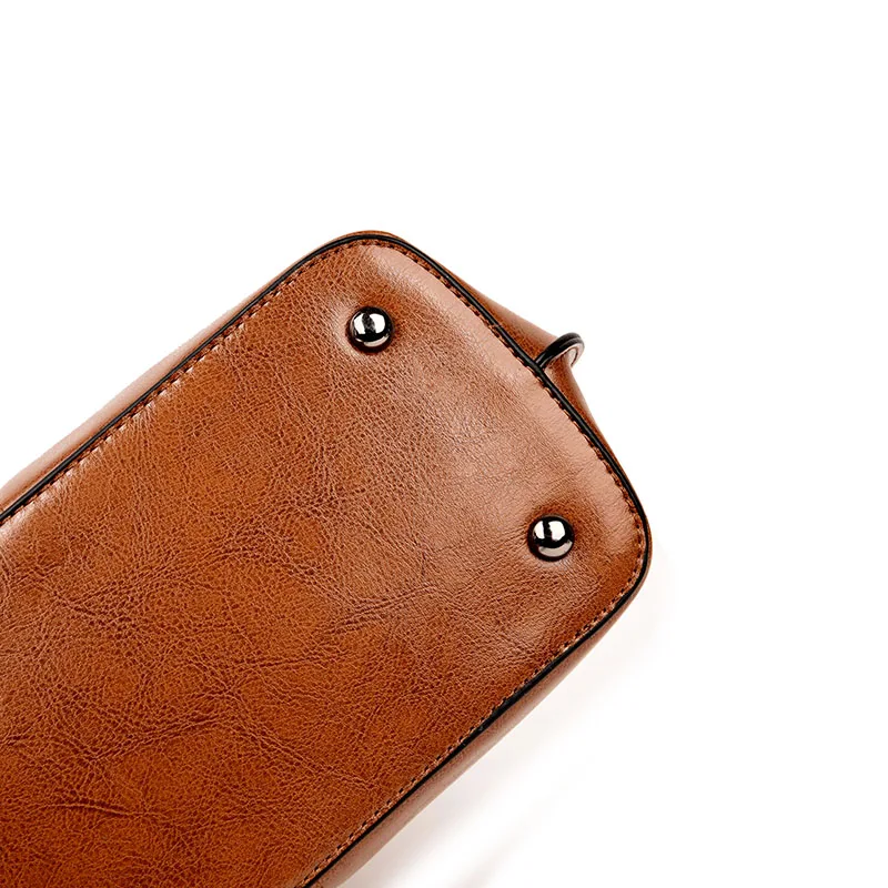 2019 moda feminina médio bolsa de couro