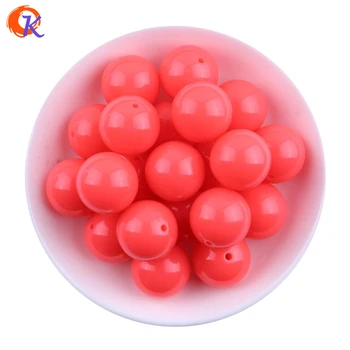 

S23 Cordial Design 6-25MM Hot Pink Chunky Bubblegum Acrylic Solid Beads Colorful Chunky Beads For Jewelry CDWB-517264