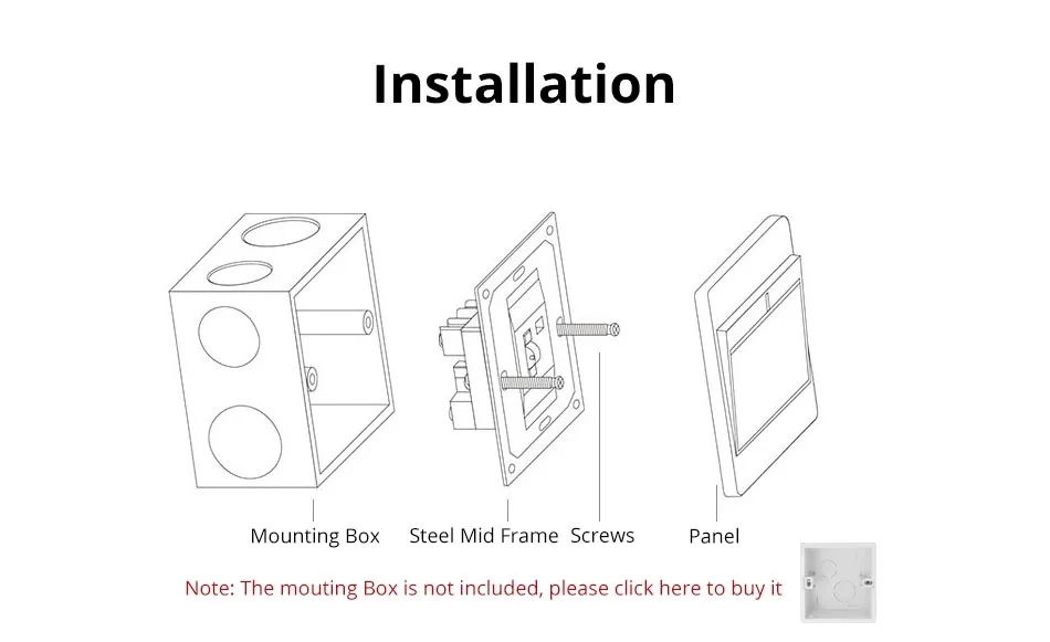 Wallpad L6 DIY Черная Двойная матовая рамка алюминиевый настенный переключатель розетка металлическая пластина комбинация, 172*86 мм