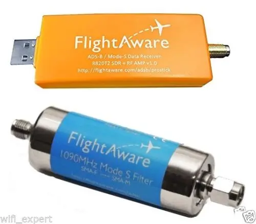 

NEW 1PC Pro Stick USB ADS-B Receiver + 1090MHz Band-pass Filter from FlightAware