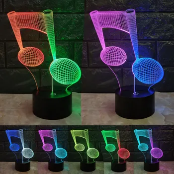 

Amroe 2018 Wonderful Mixed Color Music Note Romantic 7 Colors Change Touch Mood Home Party Decor Friend Family Birthday Gifts