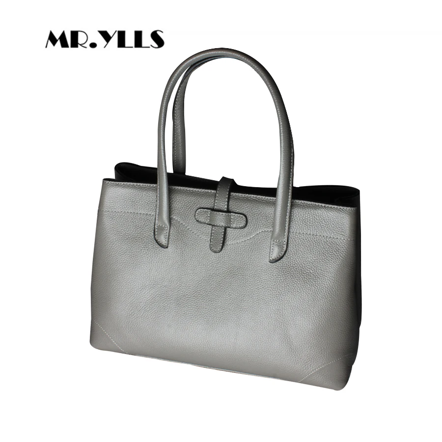 

Big Capacity OL Women Tote Genuine Leather Hasp Bucket Women Handbags Women Shoulder Bags Satchels Fashion Solid Bolsa De Mano