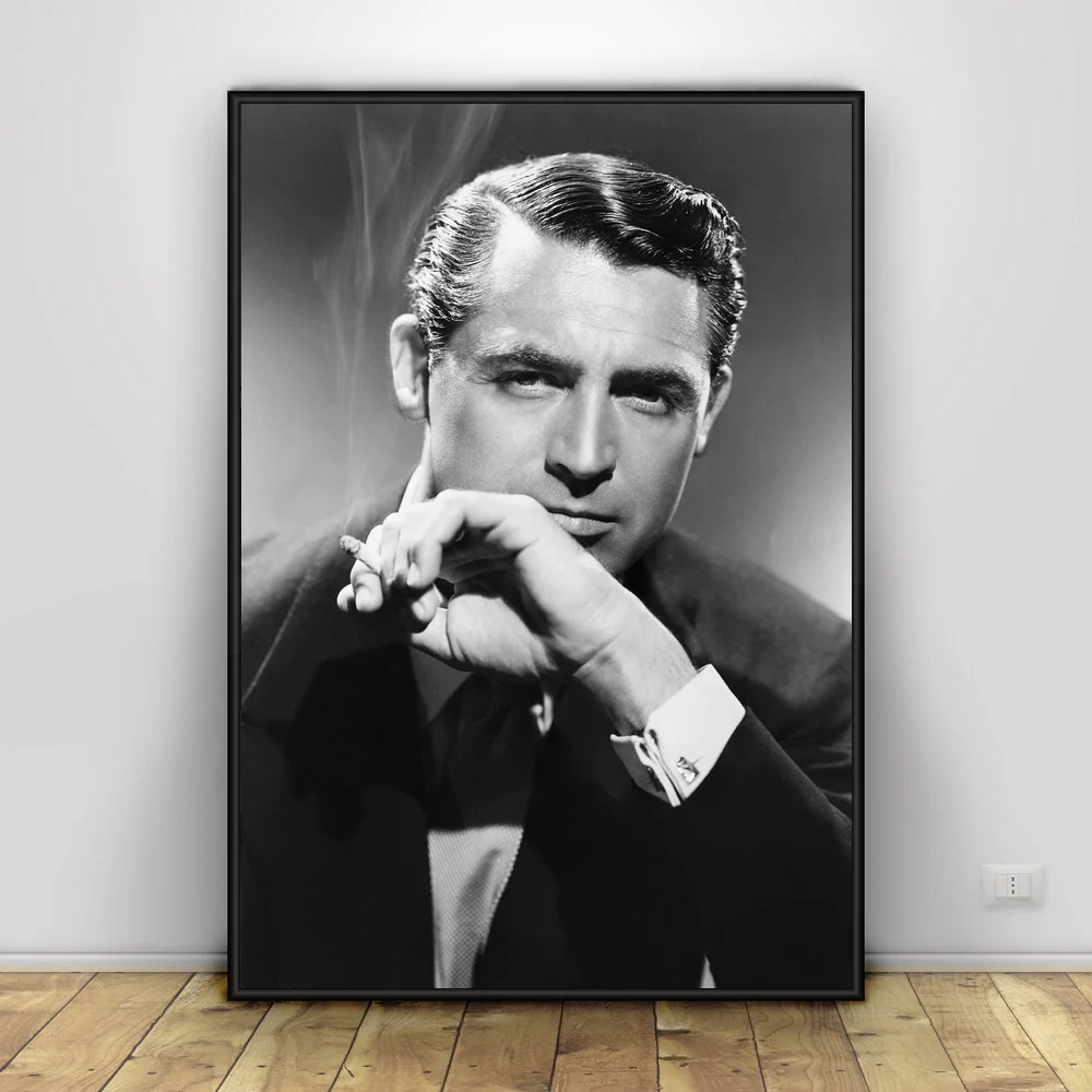 Шелковый постер Cary Grant Art для домашнего декора 12x18 24x36 дюймов|Рисование и