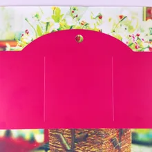 100 шт./лот Ювелирные Изделия Неправильной Бумага карты отображает упаковка украшения пустой зажим для волос карты принимают логотип