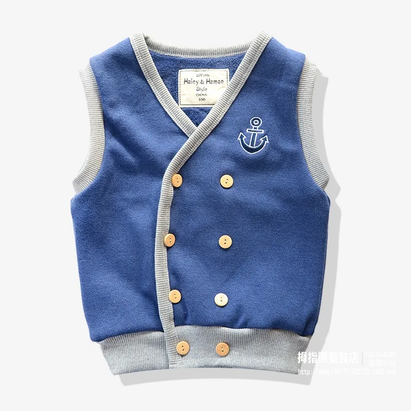 Buy New Baby Boy Vest Button Autumn Spring Boys Vest V