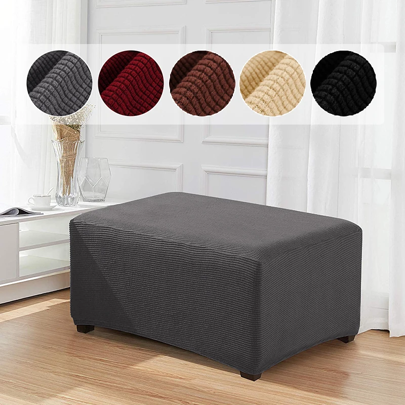 Lellen Footrest cover Sofa Cover seat slipcovers stretch Ottoman covers cheap Couch Protector Elastic Futon long bench Covers