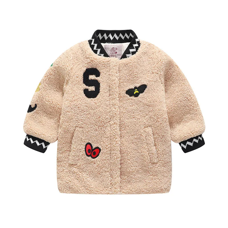 

BibiCola 2018 girls coat new winter kids printed jacket children clothes kids thick warm outwear jackets girls sport clothing