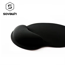 Mousepad saudável do jogo do apoio do pulso do gel da esteira ergonômica anti-skid do rato da esponja macia para o computador do jogo(China)