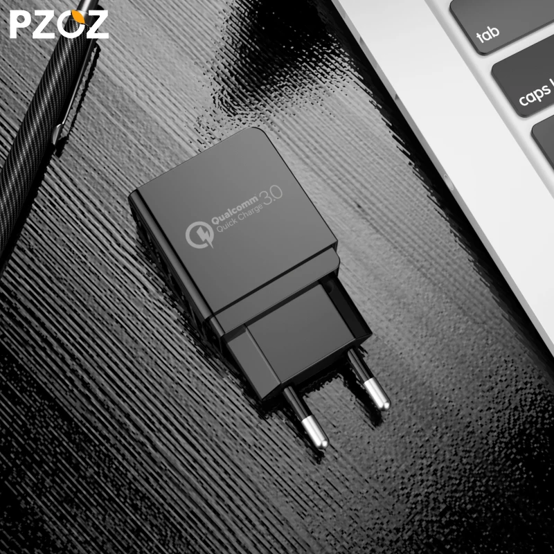 PZOZ شاحن يو اس بي الاتحاد الأوروبي سد الجدار سريع سريعة تهمة QC 3.0 المحمولة 18 W العالمي الهاتف المحمول محول ل xiomi huawei p10 lg g6 PZOZ شاحن يو اس بي الاتحاد الأوروبي سد الجدار سريع سريعة تهمة QC 3.0 المحمولة 18 W العالمي الهاتف المحمول محول ل xiomi huawei p10 lg g6