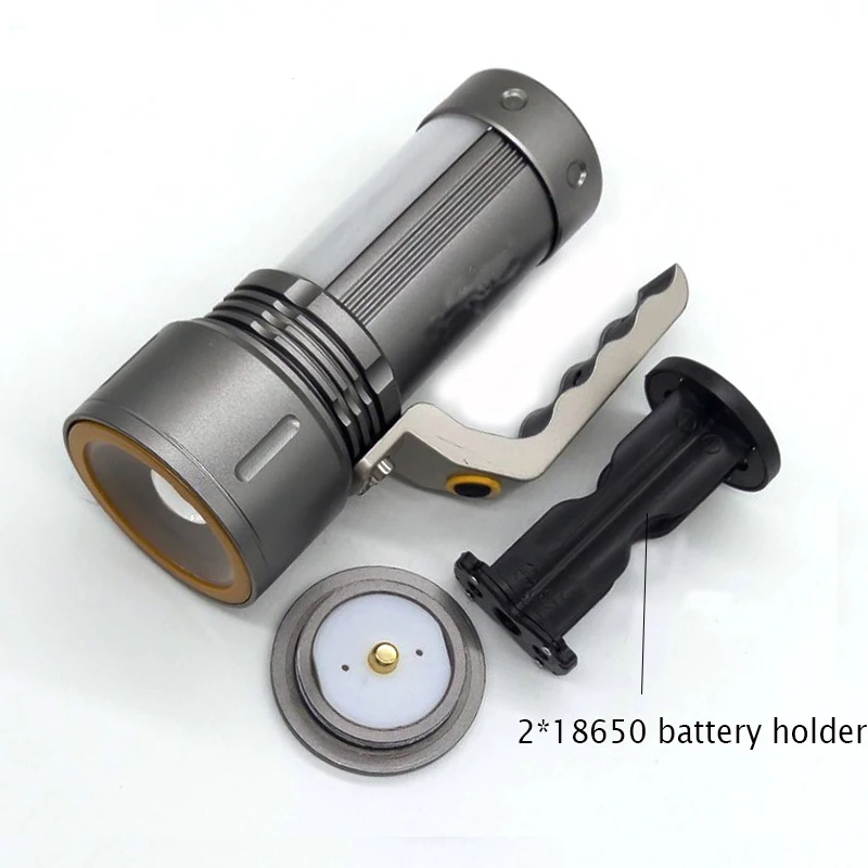 Возникновение перезаряжаемые ручные фонари кемпинг фонарь высокой мощности Фонарь 10 Вт поисковый светильник CREE XML Handlamp портативный ручной светильник