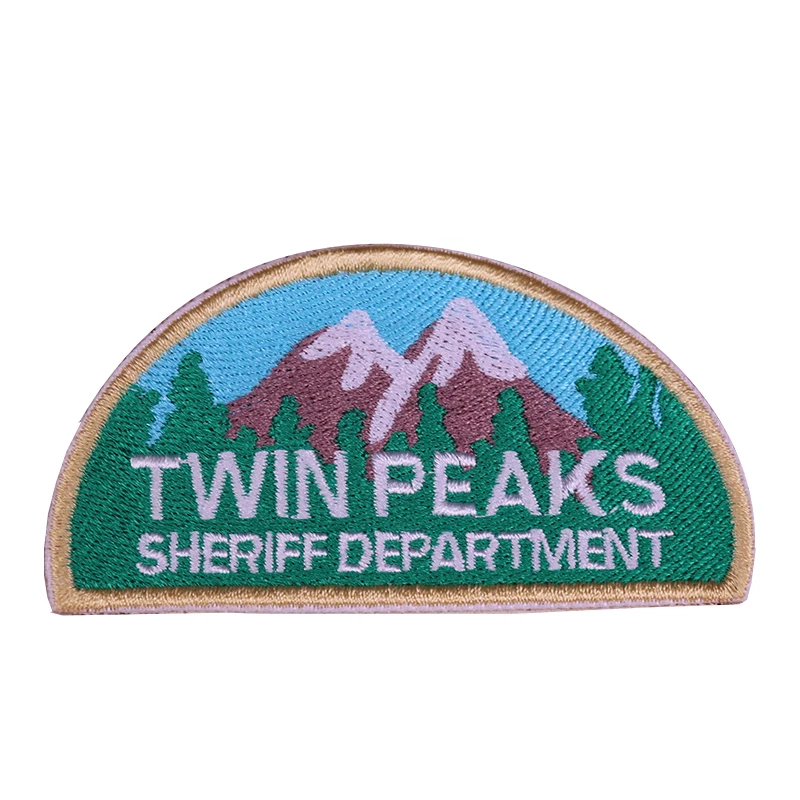 Twin Peaks Sheriff Department Iron On Patch Embroidered Uniform Logo TV Series