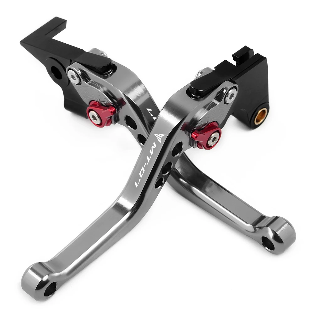 

High Quality Short levers For Yamaha MT07 FZ07 2014 2015 2016 2017 2018 2019 CNC Adjustable Brake Clutch Levers LOGO MT07