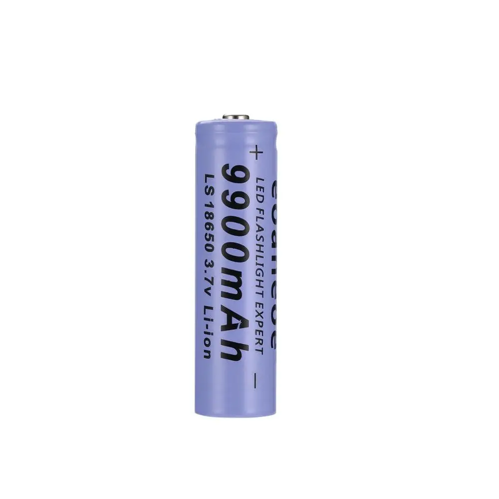 

1pcsSafe Eco-friendly Durable Purple 3.7V 18650 Batteries 9800mAh Li-ion Rechargeable Battery For Flashlight