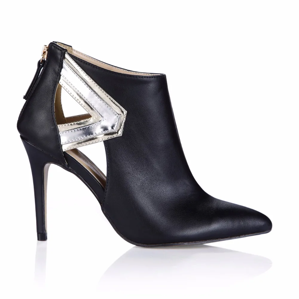 

2019 New Fashion Spring Autumn pointed toe Sexy thin high heels ladies mujer short boots woman ankle boots sexy shoes for women