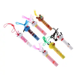 Новые образовательные деревянная Музыкальная погремушка Anima игрушки подарки дети милые маленькие свисток музыкальный инструмент детский