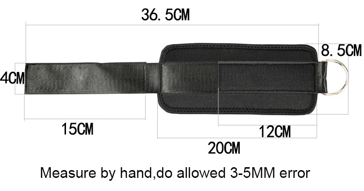 D-образное кольцо, ремешок на лодыжке, пряжка, бодибилдинг, тренажерный зал, мульти, бедра, ноги, лодыжки, манжеты, тренировка, силовая атлетика, фитнес-веревка, полосы