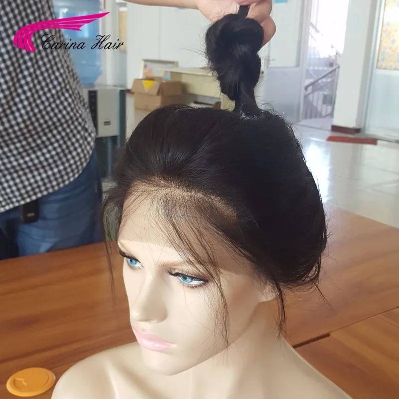 

Top quality 360 Lace Virgin Hair Swiss 360 Lace Frontal Malaysian Silk Straight 360 lace virgin hair With Baby Hair Around