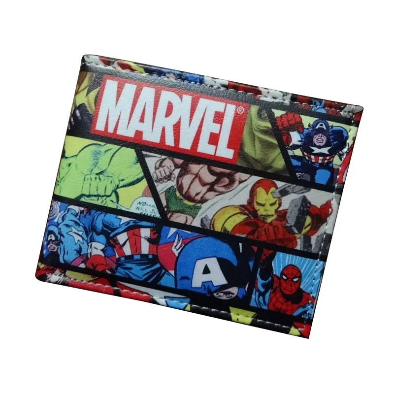 Comics DC Marvel dollar Price Wallets men Women Super Hero Anime Purse Creative Gift Fashion Leather Bags carteira masculina Comics DC Marvel dollar Price Wallets men Women Super Hero Anime Purse Creative Gift Fashion Leather Bags carteira masculina