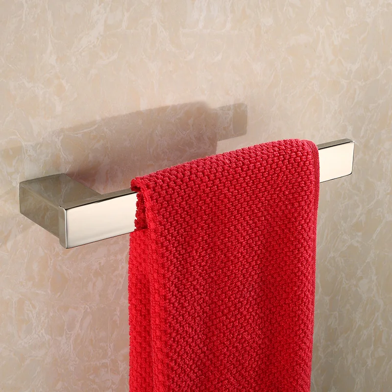 

Contemporary Modern 304 Stainless Steel Polished Bathroom Hardware set Wall Mounted Bathroom Towel Towel Ring