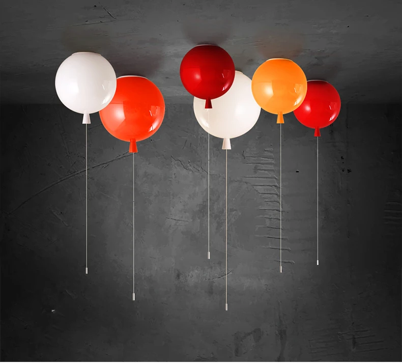 Colorful balloon ceiling lamps,Bedside baby child room bedroom balcony stair lighting lamps bra,wall sconce E27 light lamparas