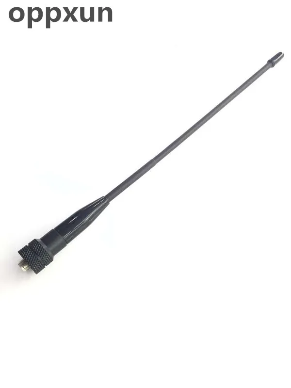 OPPXUN 669C SMA-Female Гибкая VHF/UHF Двухдиапазонная двухсторонняя радио антенна для портативного радио BAOFENG UV-5R UV-5RE HF антенна - Цвет: black