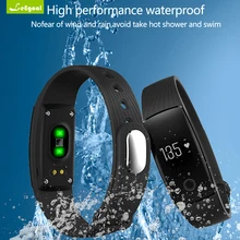 Умный Группа фитнес трекер Bluetooth 4.0 браслет сердечного ритма Водонепроницаемый Sleep Monitor Устройства для iOS и Android