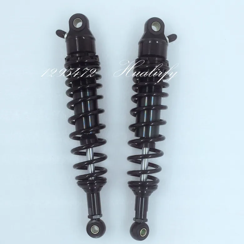 universal new 1 Pair 320mm Black Motorcycle Dirt Bike Rear Suspension Air Shock Absorber all Black