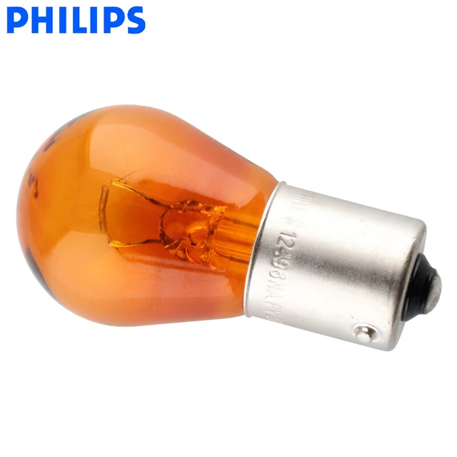 10PCS Philips PY21W S25 12V 21W BAU15s Amber Standard Original