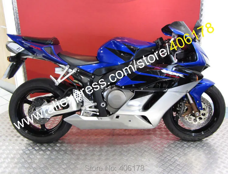 Подходит для CBR1000RR 2004 2005 CBR1000 04 05 синий и серебристый мотоцикл литья под давлением обтекатель(литье под давлением