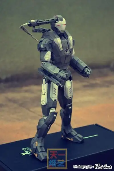 Железный и Стальной человек кукла 3D бумажная модель сделай сам развивающая