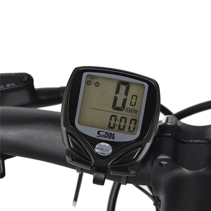 Waterproof Bicycle Bike Cycle Wireless LCD Digital Computer Speedometer