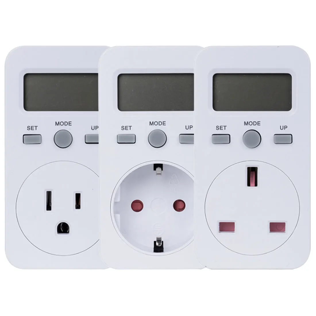 

EU US UK Electric Monitor Power Energy Socket Digital Power Meter Watt Electricity Usage Monitor Socket Consumption Meter Plug