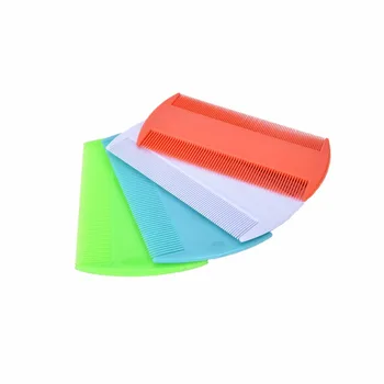 

1Pcs Popular Pet Plastic Head Lice Comb Durable Double Side Nit Combs Head Lice Removal Cat Dog Comb Random Color