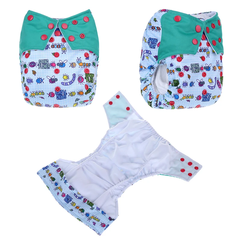 Reusable Baby Infant Pocket Nappy Cloth Diapers Soft Covers Baby Nappy