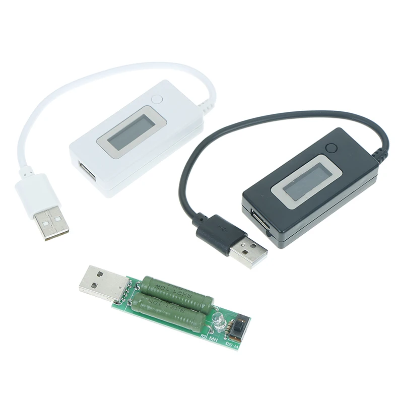 Новый 1 шт. цифровой Usb ЖК детектор напряжения тока Мобильная мощность зарядное