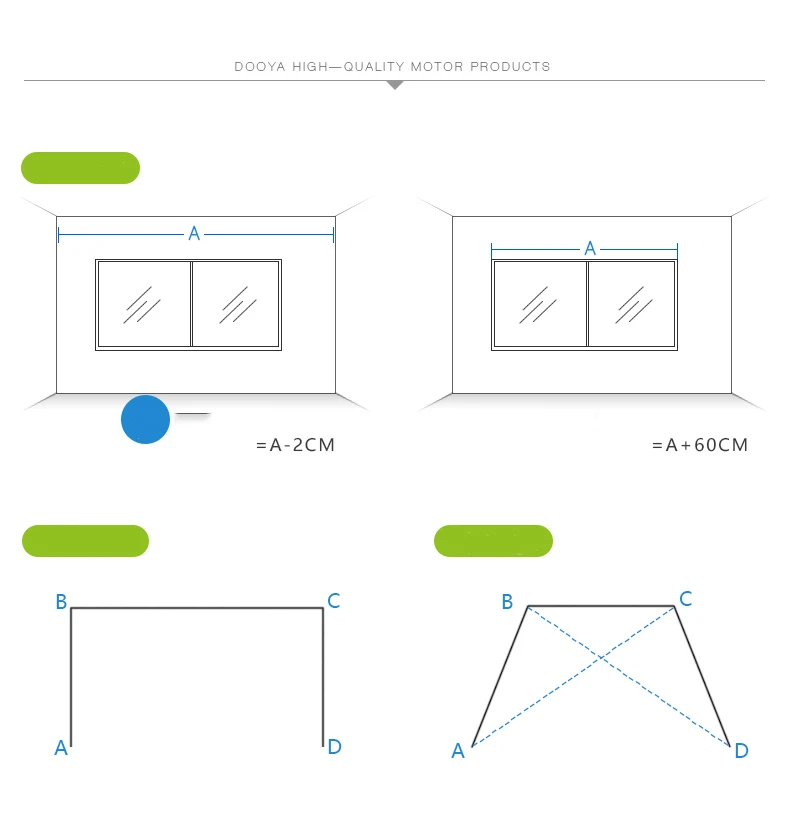 Dooya электрическая система занавесок DT52E 75 Вт шторный мотор с дистанционным управлением+ 6 м оконная алюминиевая шторная рейка комплект гоночного трека