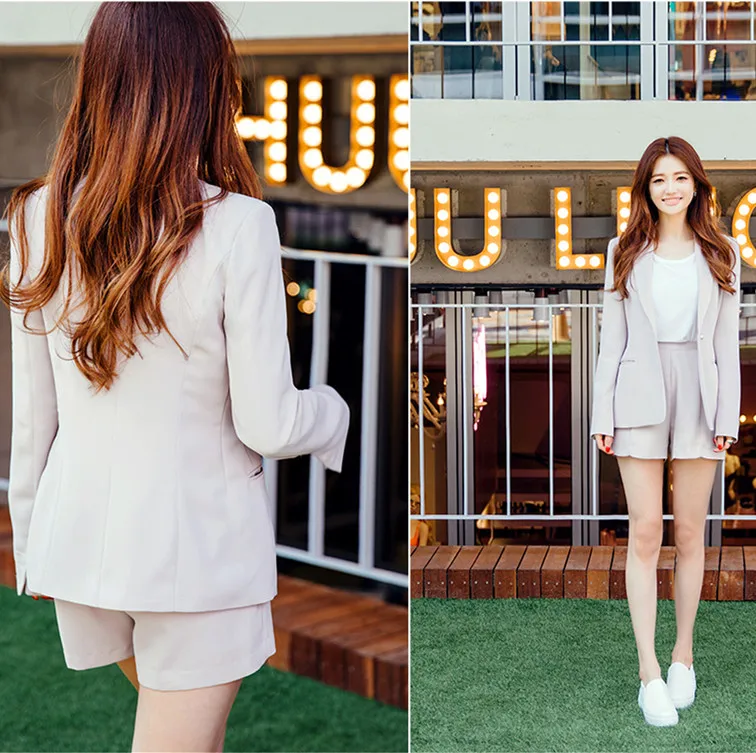 2017 spring and summer new lady style suits + short paragraph suit women's fashion temperament two-piece 2017 spring and summer new lady style suits + short paragraph suit women's fashion temperament two-piece