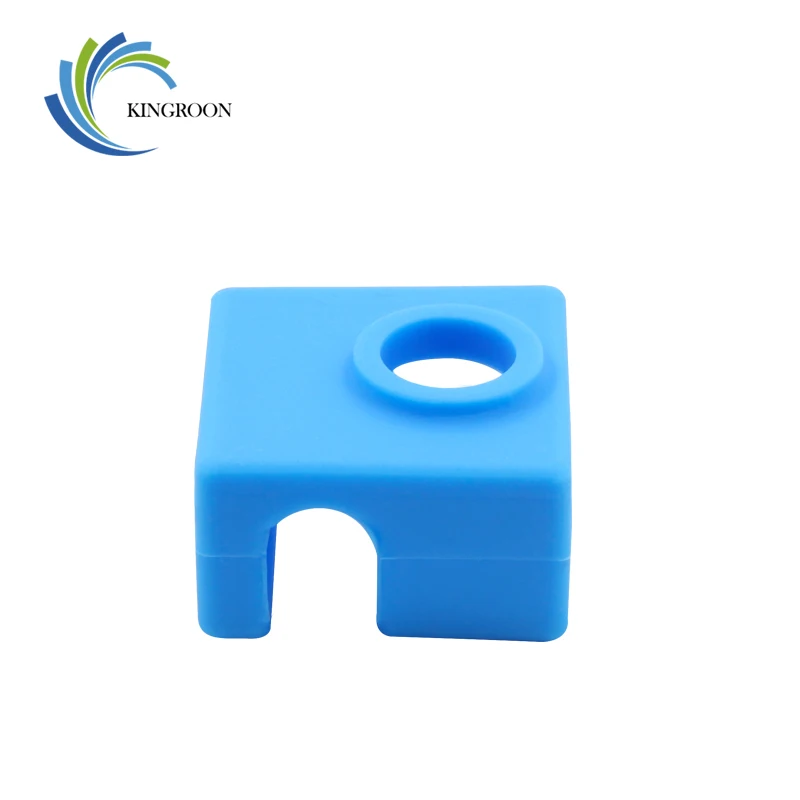 KINGROON 1 قطعة 3D طابعة MK8 واقية سيليكون جورب غطاء حالة ل سخان كتلة MK7/MK8 سيليكون الساخن النهاية جورب 3D طابعة أجزاء