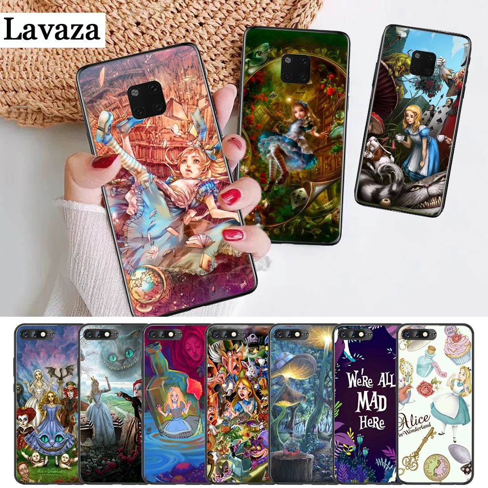 

Lavaza fairy tale Alice in Wonderland Silicone Case for Huawei Mate 10 Pro 20 Lite Nova 2i 3 3i 4 Y5 2017 Y6 2018 Y7 Prime Y9