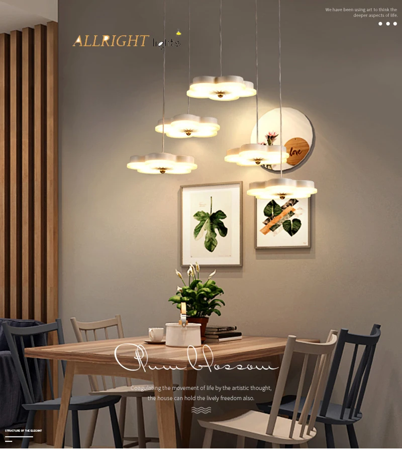

Free Shipping LED Flower Carving Hanging Lamp Engraving Flower Bedroom Lamp Acylic Lampshade Lamp 220V